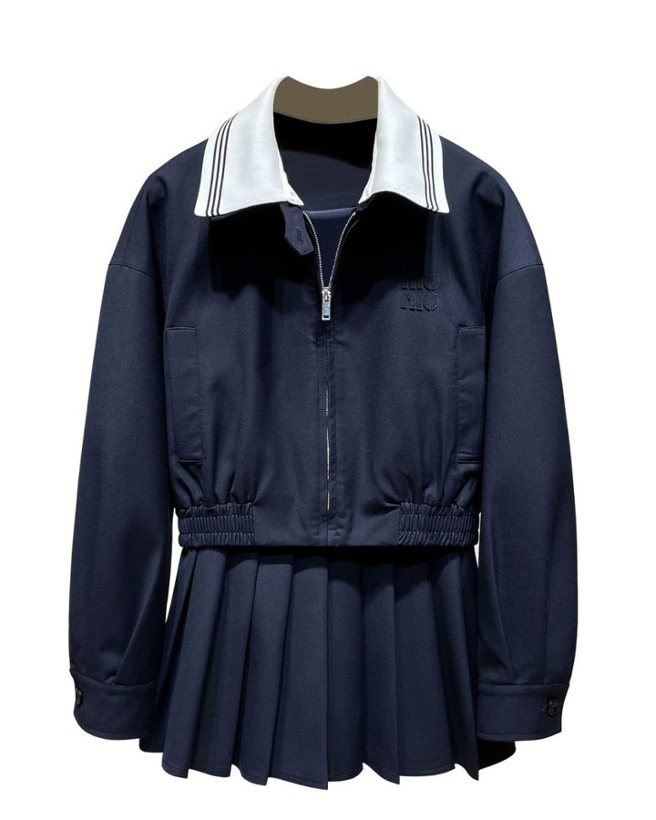 ジャケット＋プリーツスカート セットアップ可　CH810 - Chamule