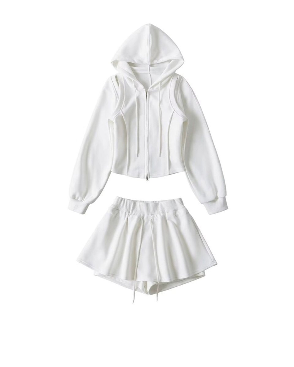 フーディーパーカー＋ショートパンツ　セットアップ可　CH812 - Chamule