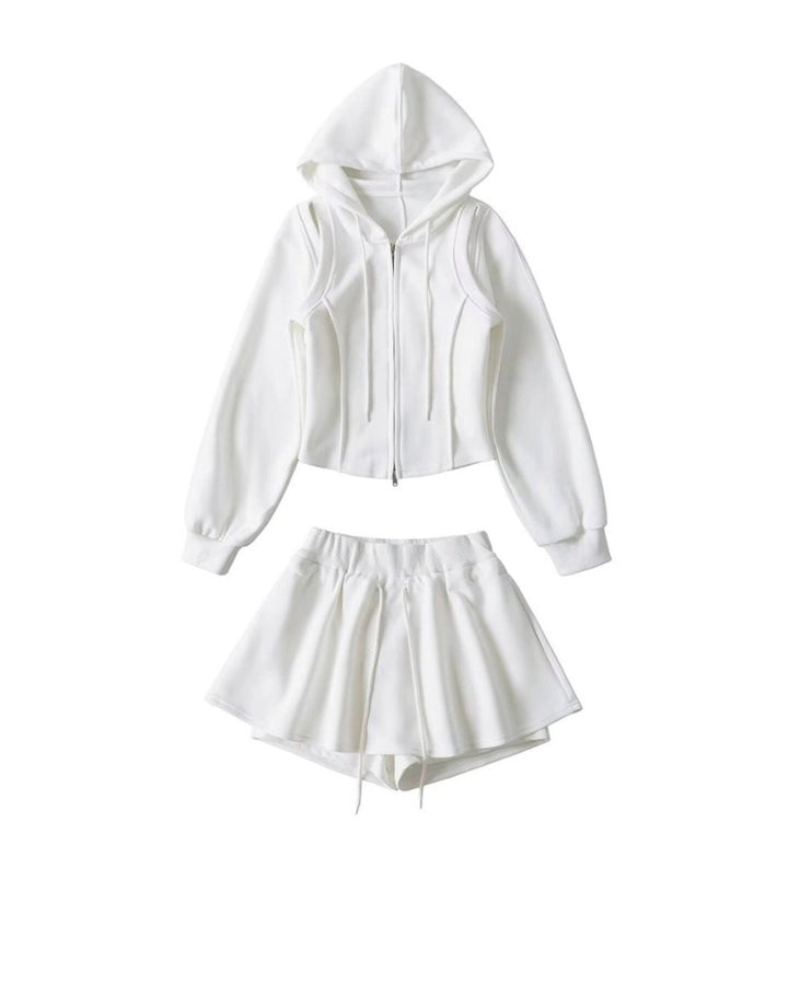 フーディーパーカー＋ショートパンツ　セットアップ可　CH812 - Chamule