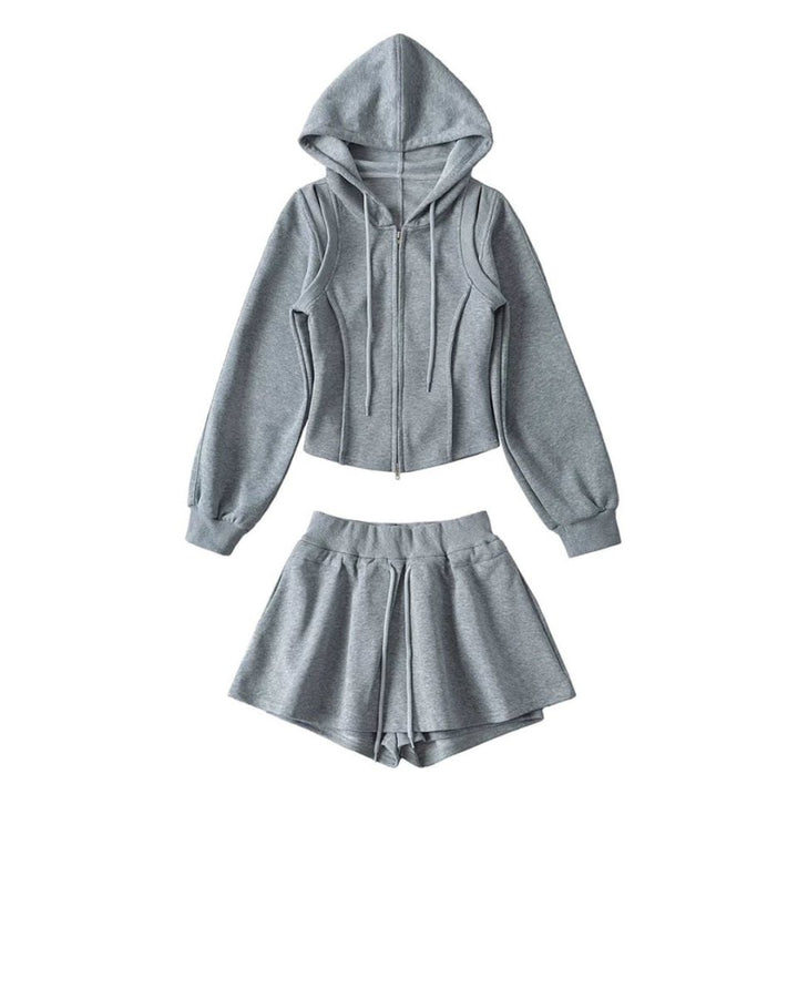 フーディーパーカー＋ショートパンツ　セットアップ可　CH812 - Chamule