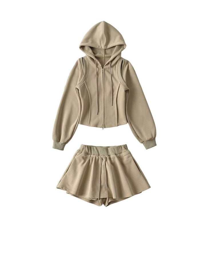 フーディーパーカー＋ショートパンツ　セットアップ可　CH812 - Chamule