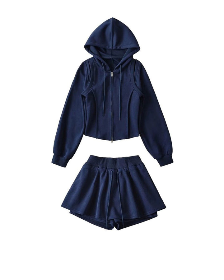 フーディーパーカー＋ショートパンツ　セットアップ可　CH812 - Chamule