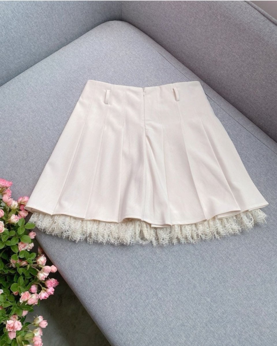 レースデザイン ブルゾン＋スカート　セットアップ可　CH814 - Chamule