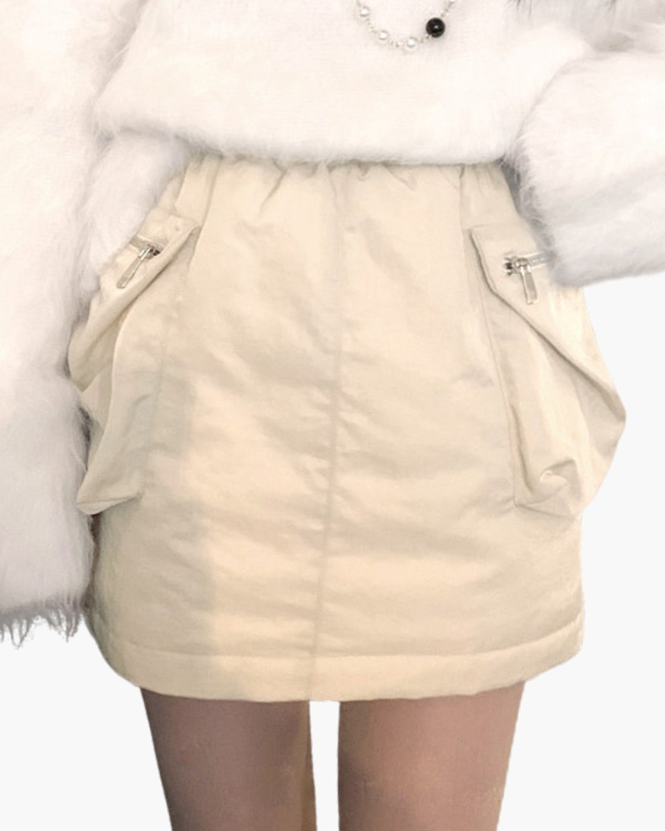カーゴポケット付きミニスカート　ゴルフウエア 秋冬　CH825 - Chamule