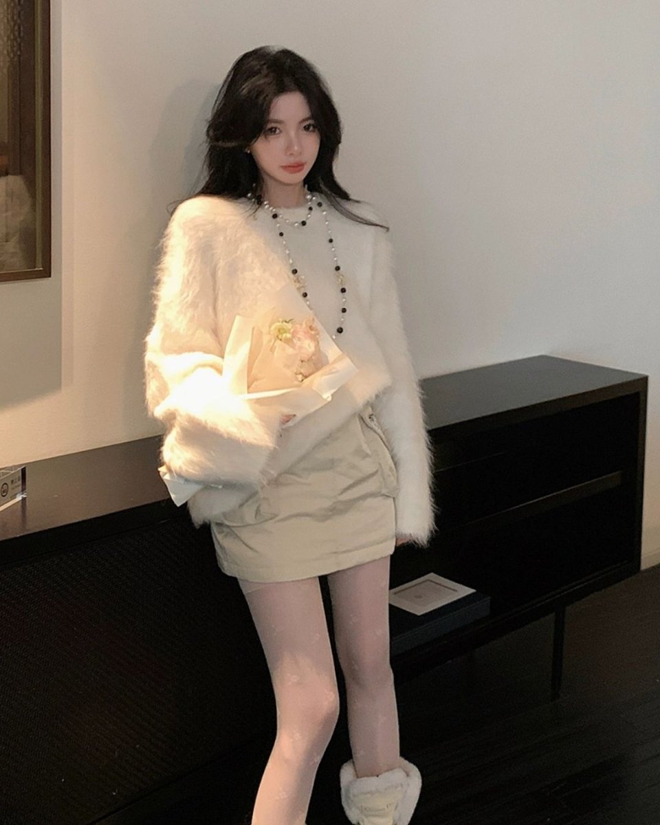 カーゴポケット付きミニスカート　ゴルフウエア 秋冬　CH825 - Chamule