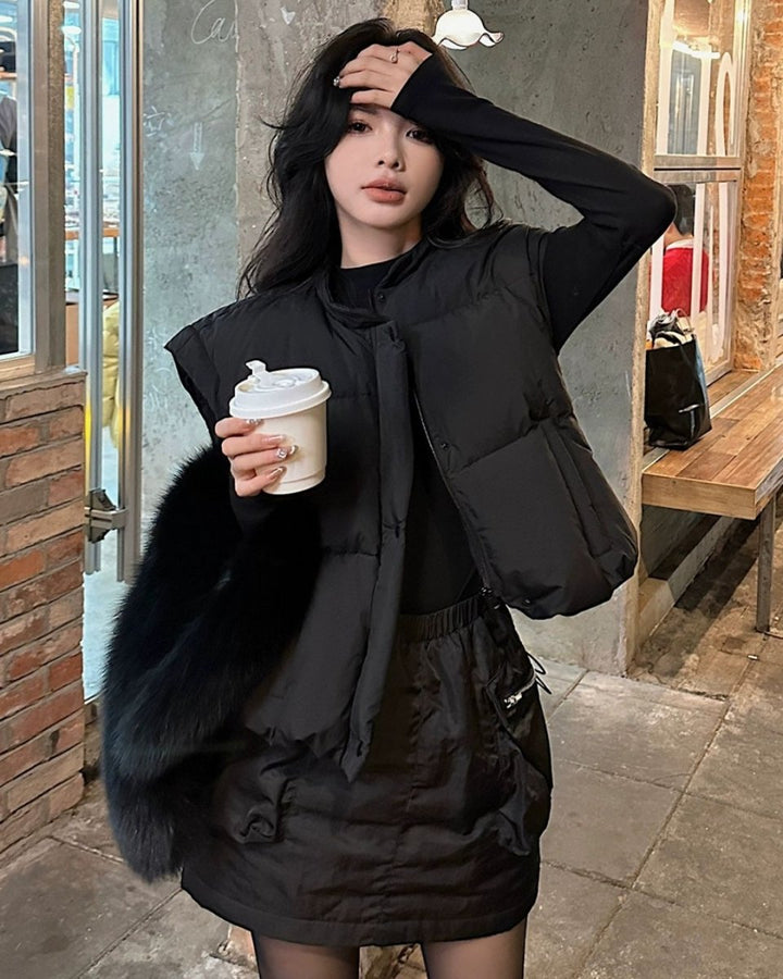 カーゴポケット付きミニスカート　ゴルフウエア 秋冬　CH825 - Chamule