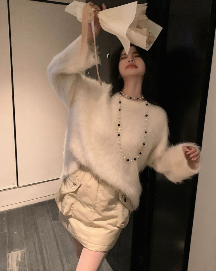 カーゴポケット付きミニスカート　ゴルフウエア 秋冬　CH825 - Chamule