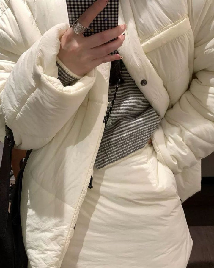 中綿入り ゴルフスカート レディース｜防寒 撥水 あったか素材 　CH826 - Chamule