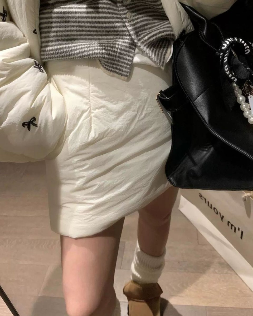 中綿入り ゴルフスカート レディース｜防寒 撥水 あったか素材 　CH826 - Chamule