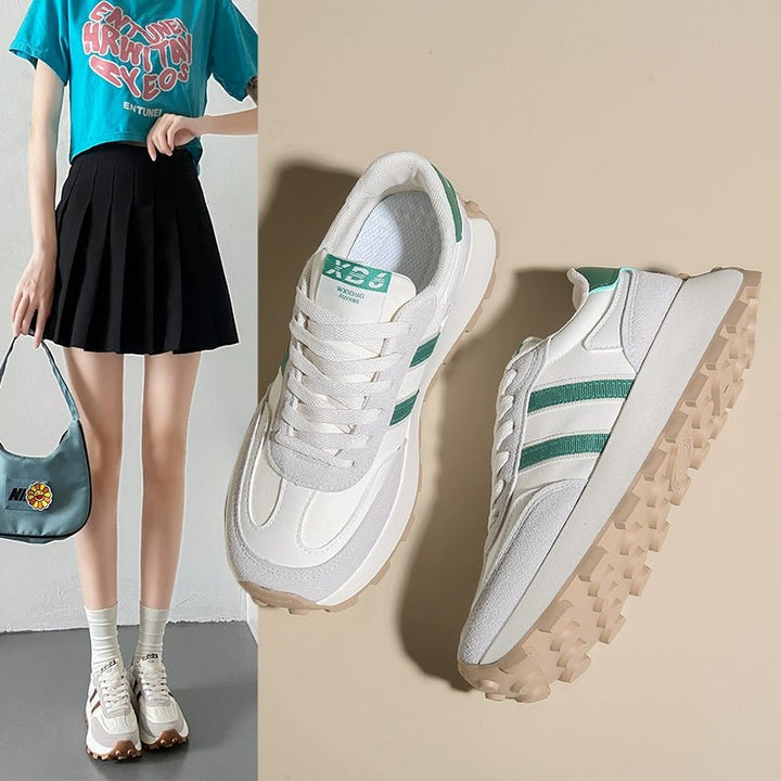 厚底スニーカー レディース｜ゴルフシューズ　軽量 ボリュームソール CH831 - Chamule