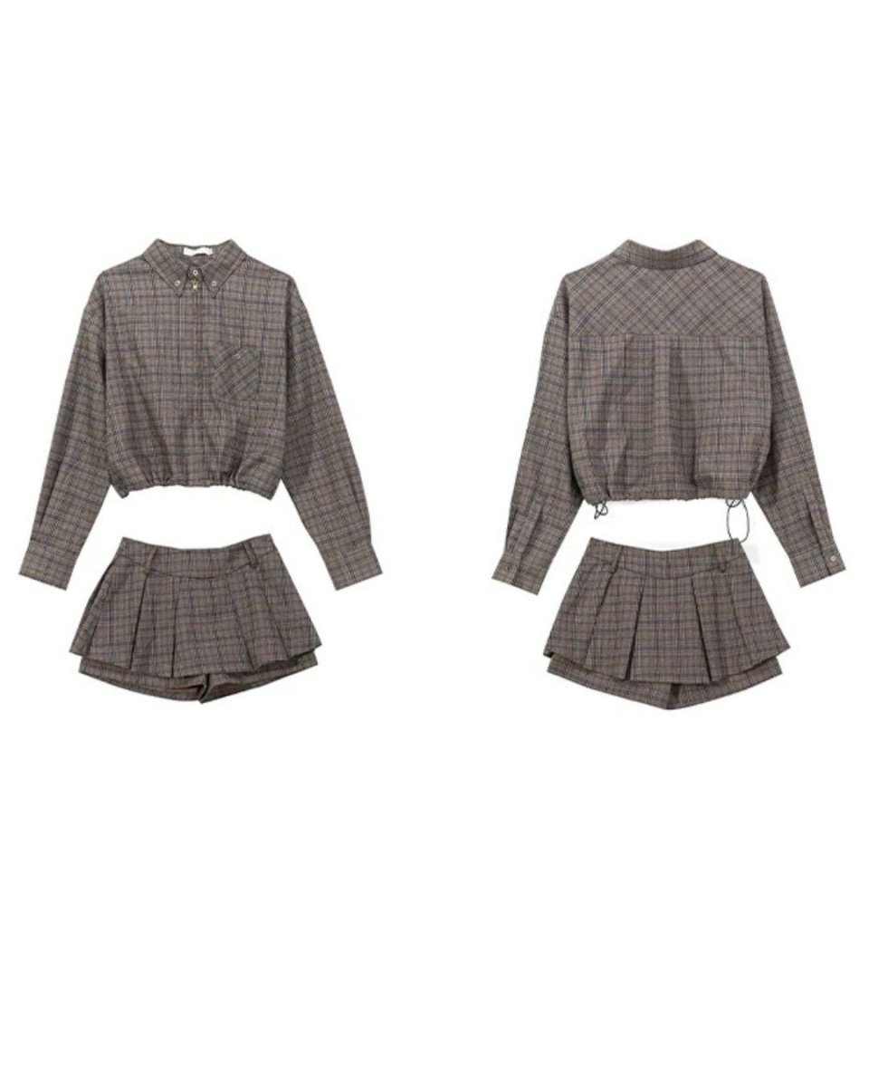 チェック柄　ゴルフセットアップ　CH834 - Chamule