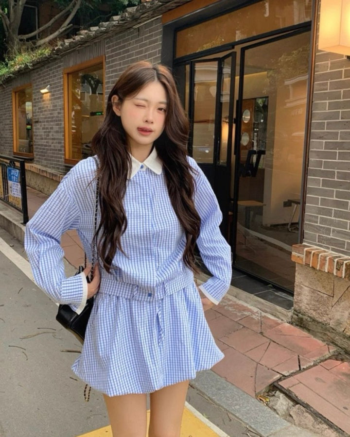 ギンガムチェックゴルフセットアップ CH836 - Chamule