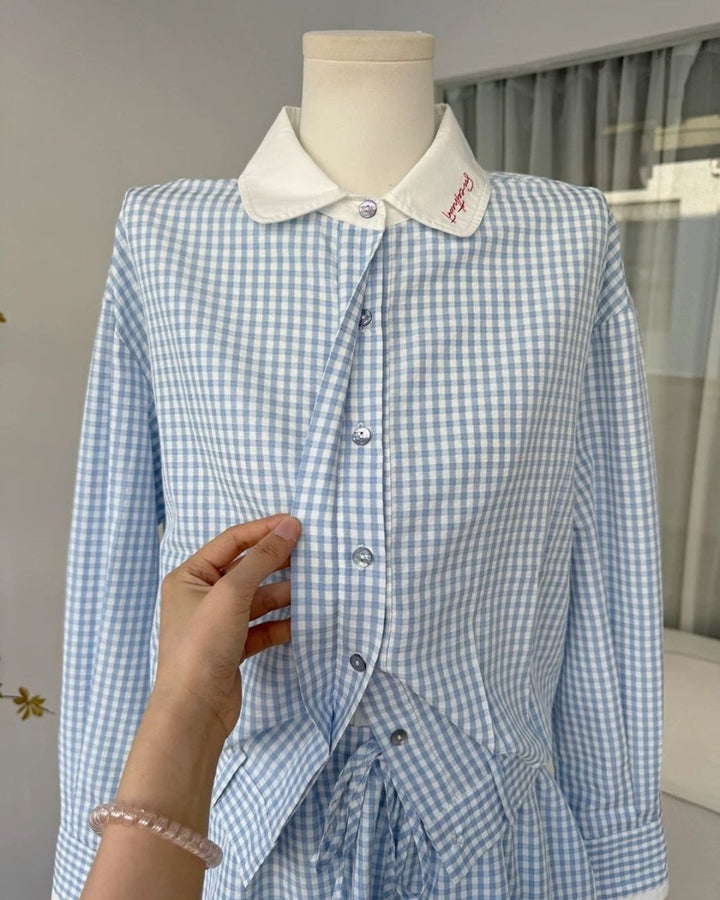 ギンガムチェックゴルフセットアップ CH836 - Chamule