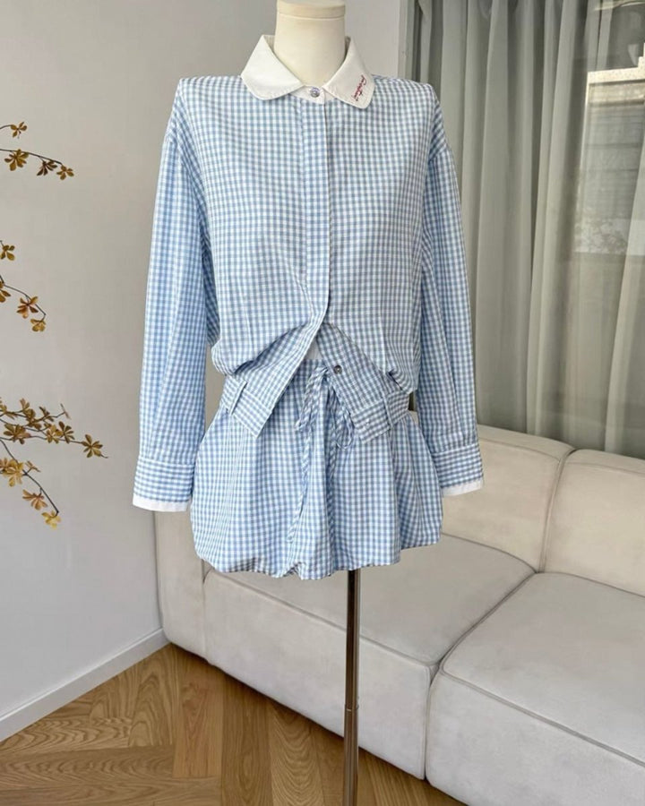 ギンガムチェックゴルフセットアップ CH836 - Chamule