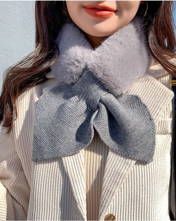 リボンファーマフラー　CH837 - Chamule