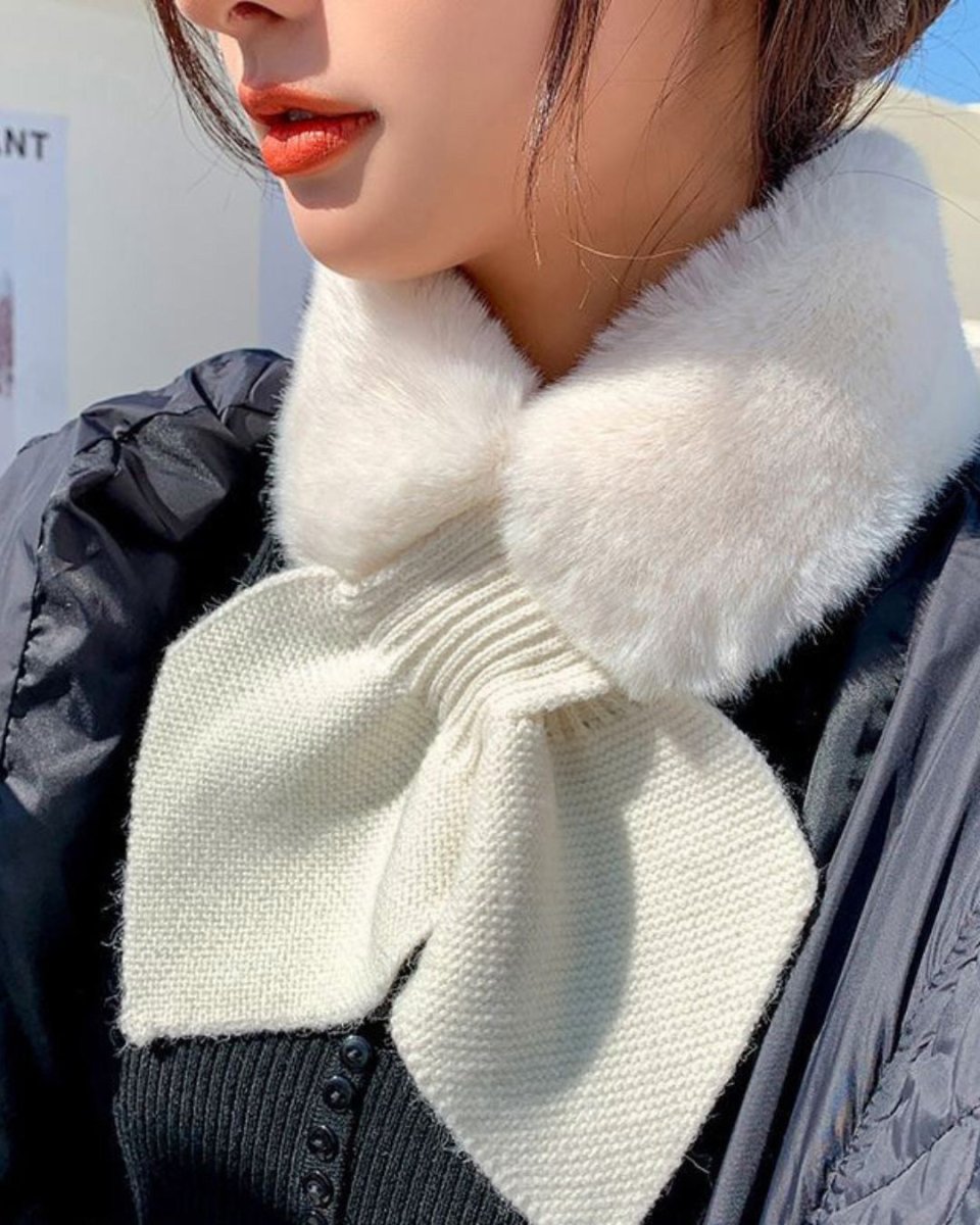 リボンファーマフラー　CH837 - Chamule