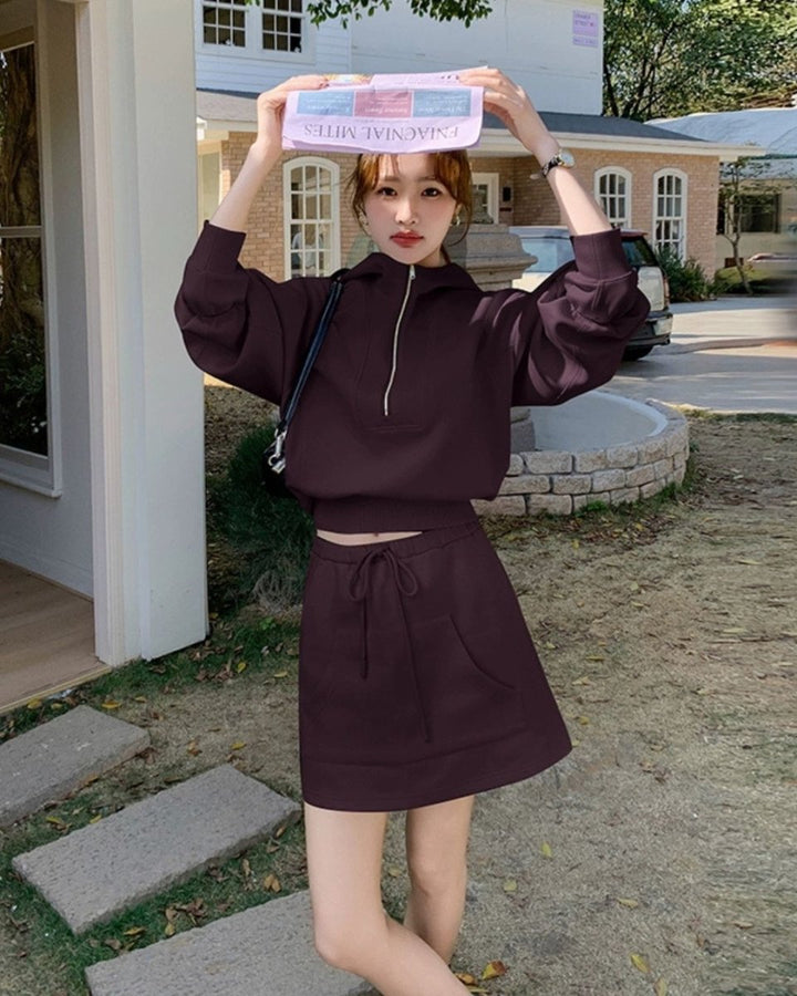 ハーフジップゴルフウェアセットアップ　CH838 - Chamule