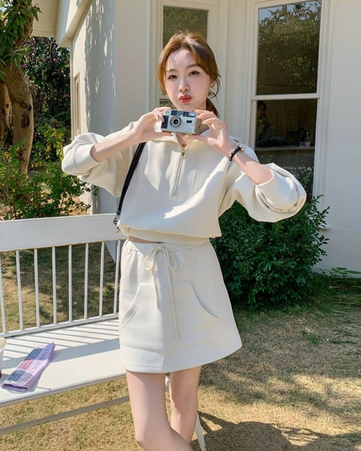 ハーフジップゴルフウェアセットアップ　CH838 - Chamule