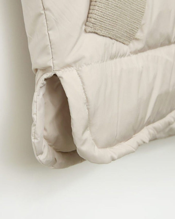 ニットフード付きダウンベスト　CH845 - Chamule