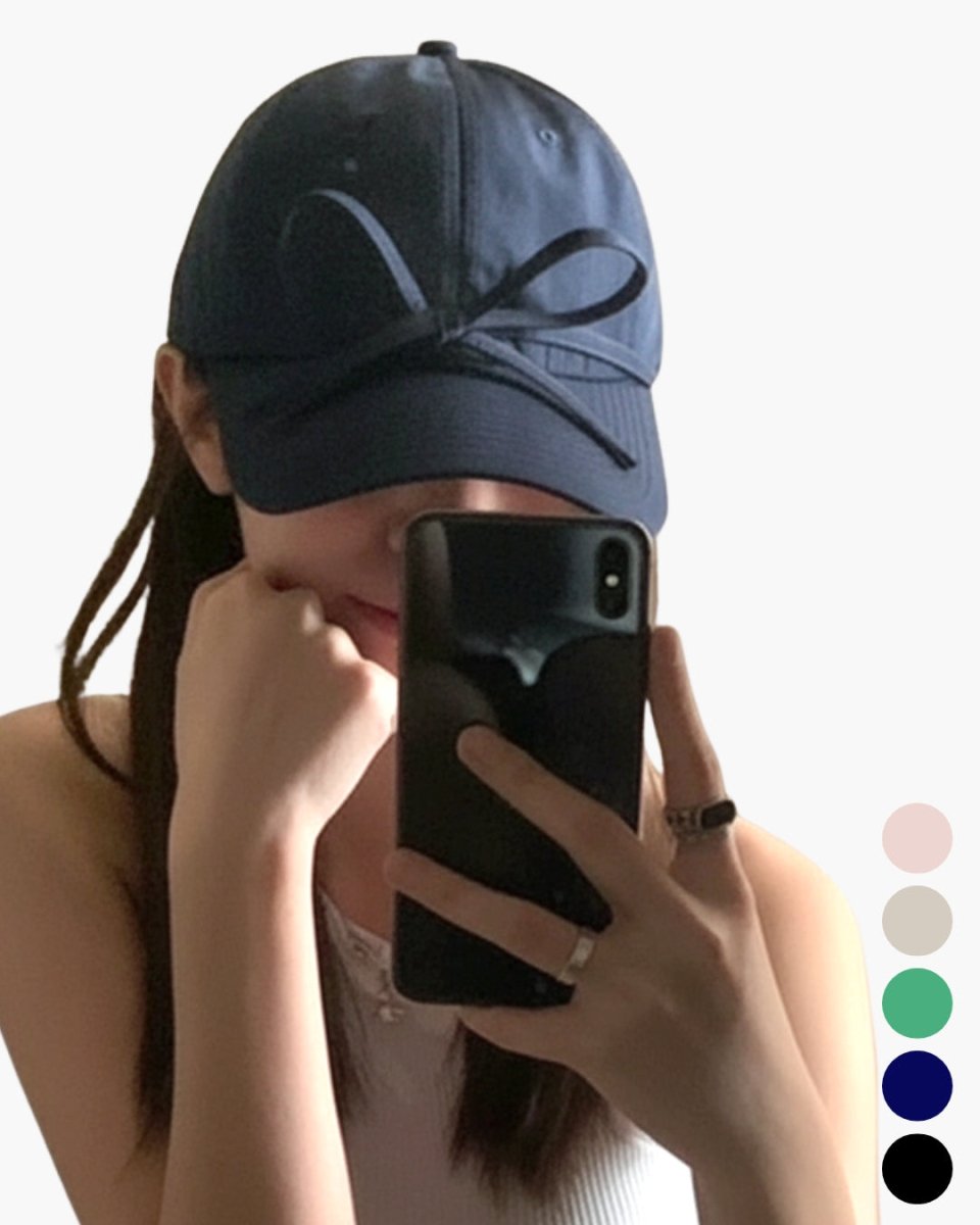 リボンゴルフキャップ　CH848 - Chamule