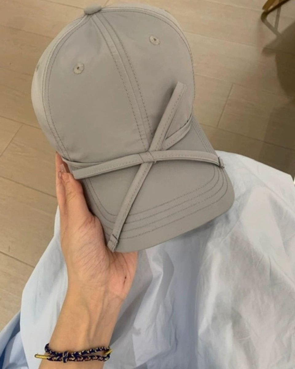 リボンゴルフキャップ　CH848 - Chamule