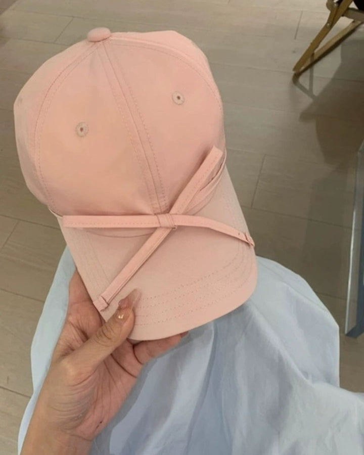 リボンゴルフキャップ　CH848 - Chamule