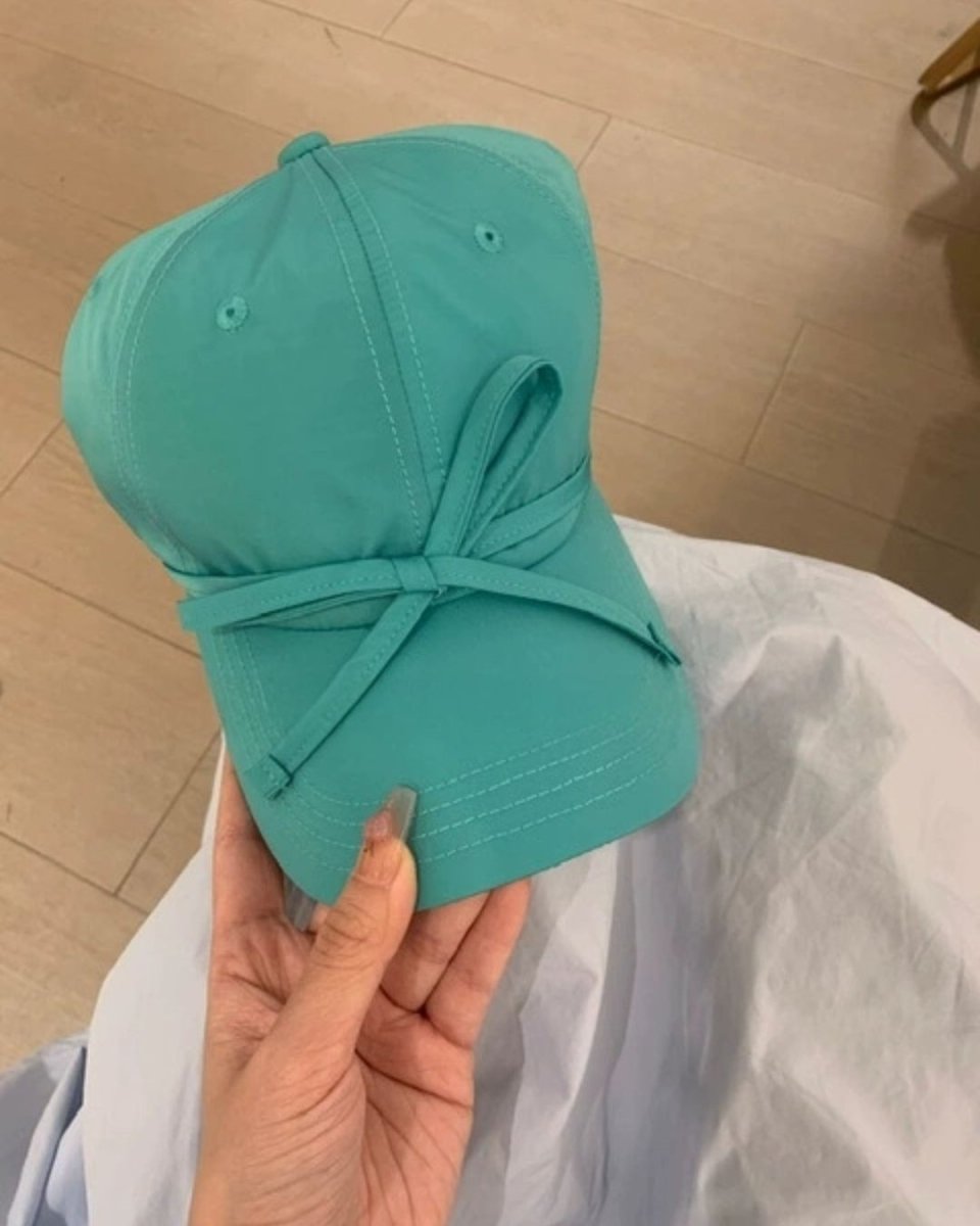 リボンゴルフキャップ　CH848 - Chamule