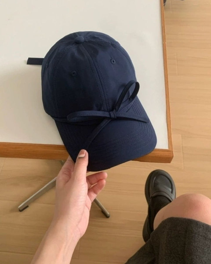 リボンゴルフキャップ　CH848 - Chamule