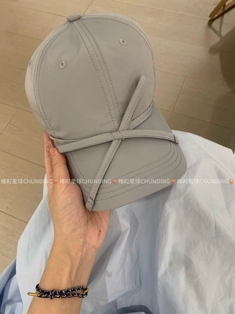 リボンゴルフキャップ　CH848 - Chamule