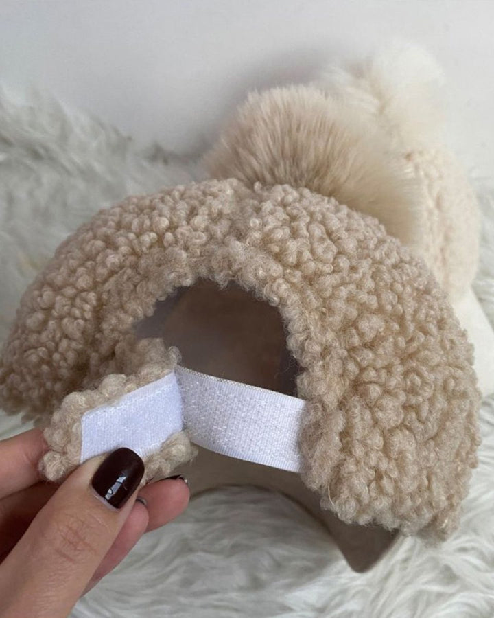 ふわもこポンポンキャップ　CH850 - Chamule