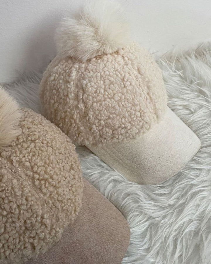 ふわもこポンポンキャップ　CH850 - Chamule