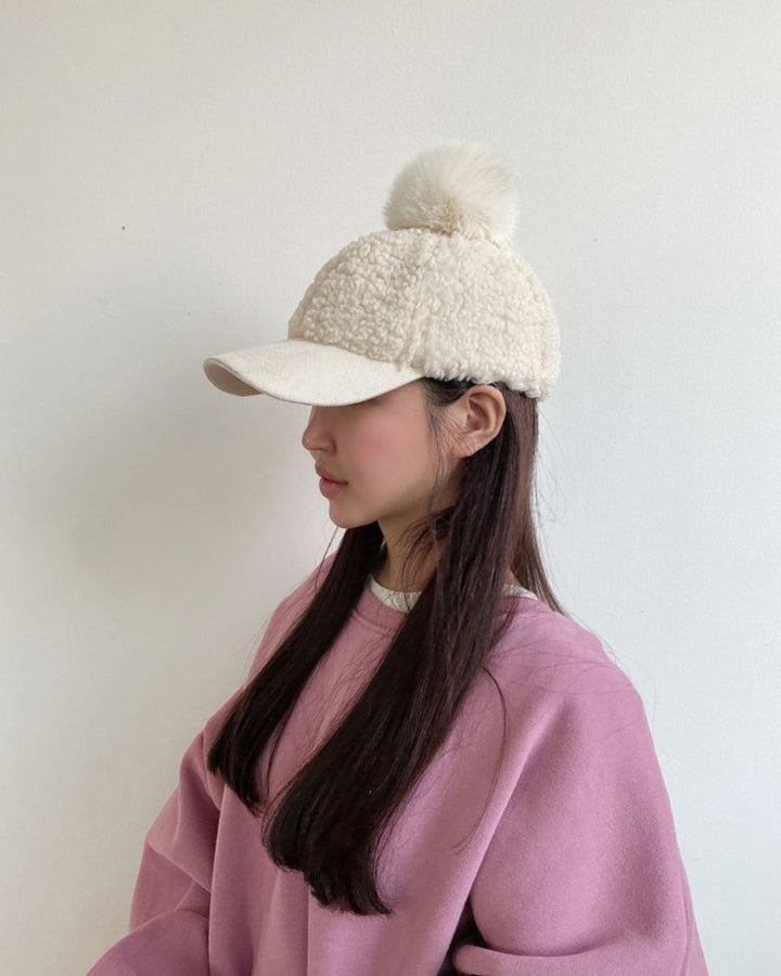 ふわもこポンポンキャップ　CH850 - Chamule