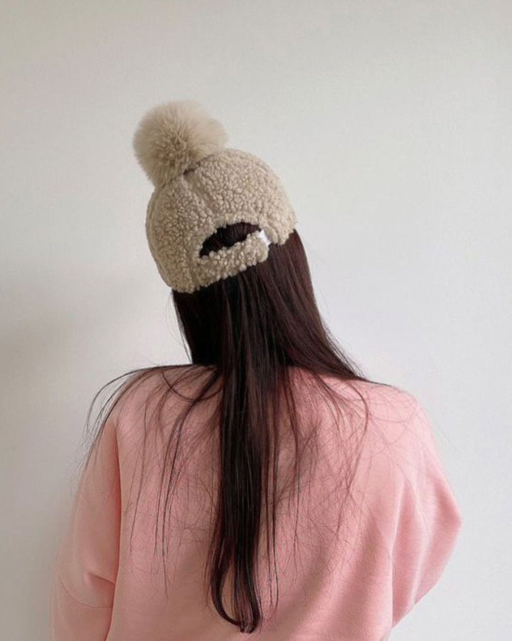 ふわもこポンポンキャップ　CH850 - Chamule