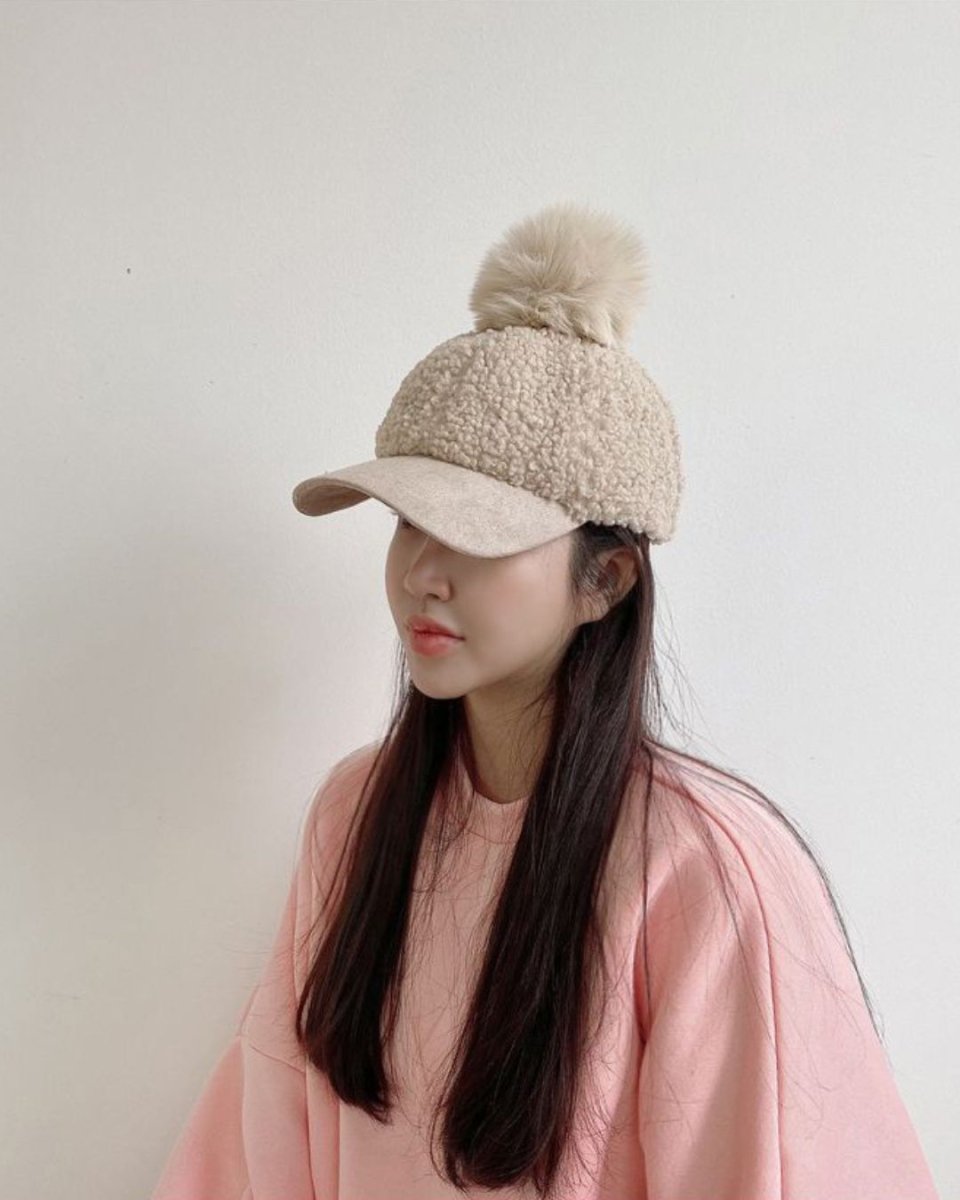 ふわもこポンポンキャップ　CH850 - Chamule