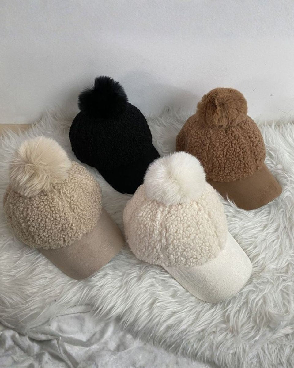 ふわもこポンポンキャップ　CH850 - Chamule