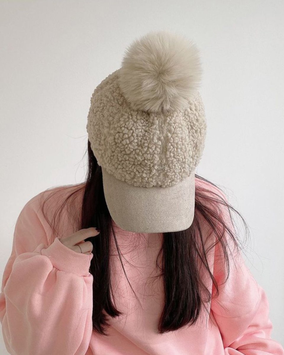 ふわもこポンポンキャップ　CH850 - Chamule