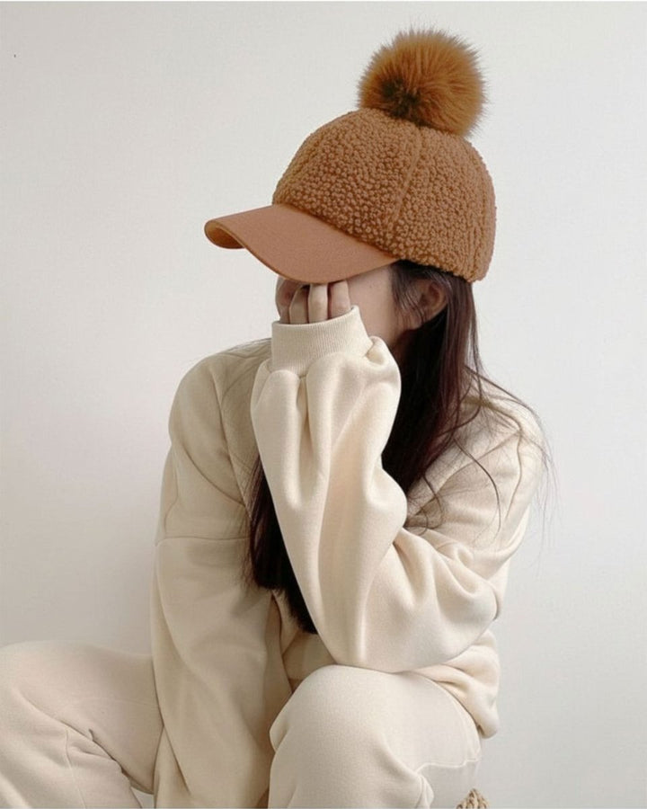 ふわもこポンポンキャップ　CH850 - Chamule