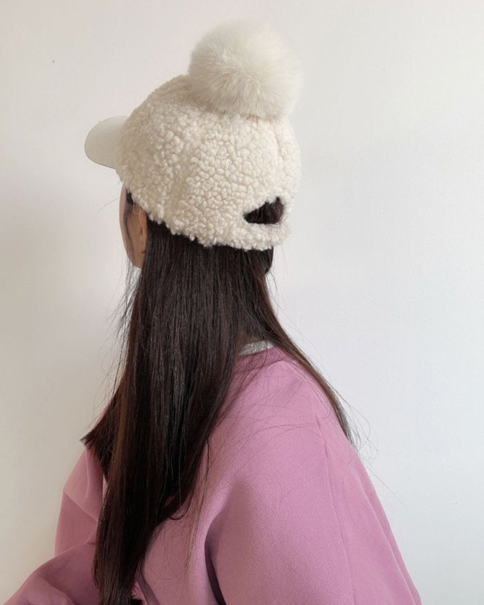 ふわもこポンポンキャップ　CH850 - Chamule