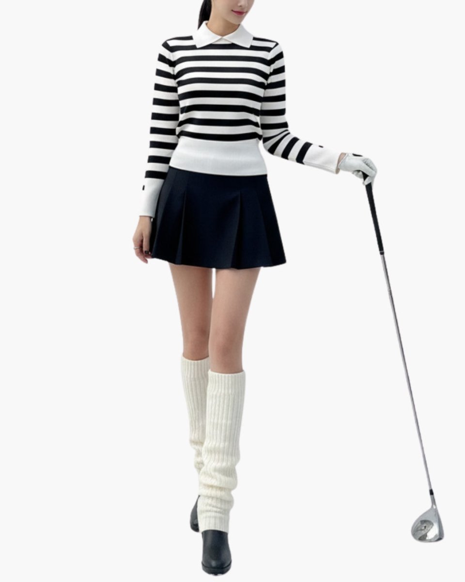 襟付きデザインニット長袖　CH852 - Chamule