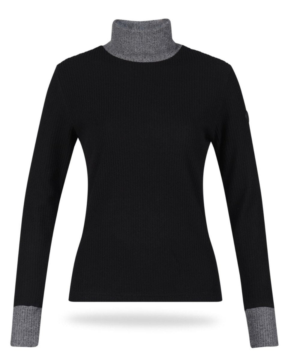 裏起毛 バイカラータートルネック　CH858 - Chamule