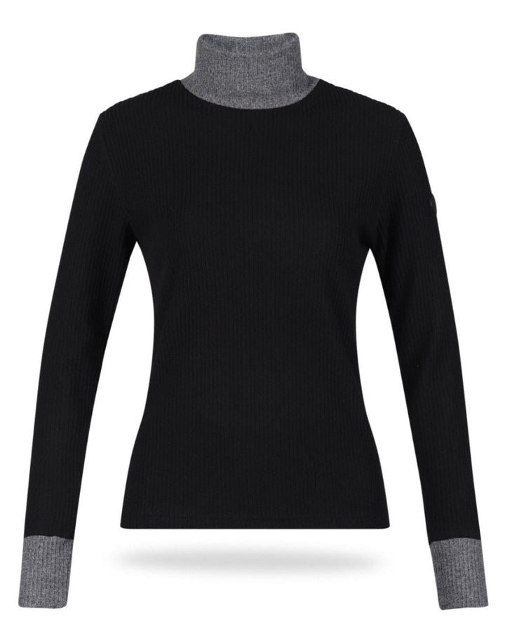 裏起毛 バイカラータートルネック　CH858 - Chamule