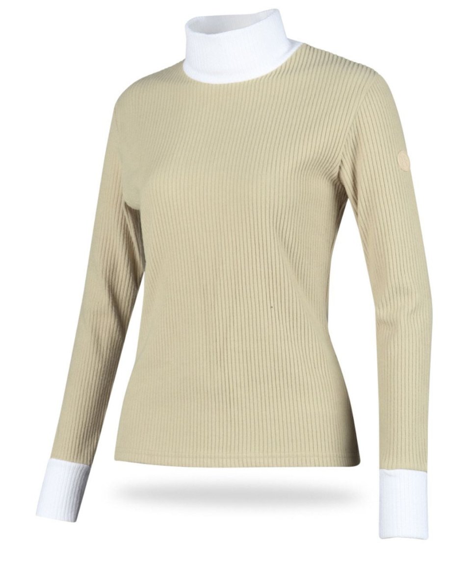 裏起毛 バイカラータートルネック　CH858 - Chamule