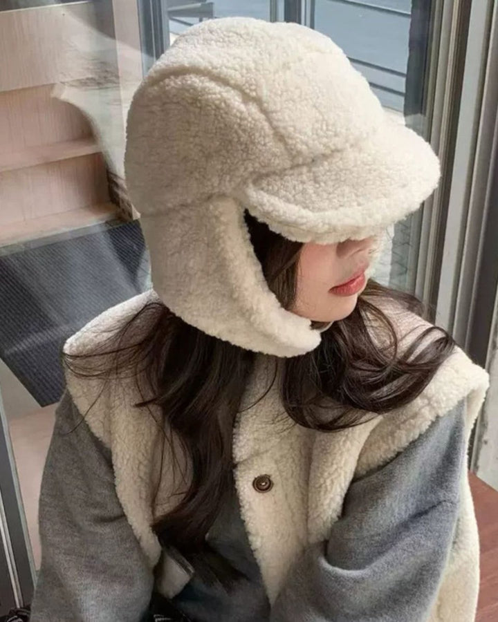 ボアウォームベスト&帽子セット　CH860 - Chamule