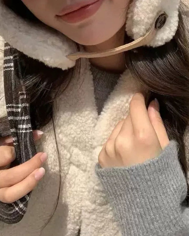 ボアウォームベスト&帽子セット　CH860 - Chamule