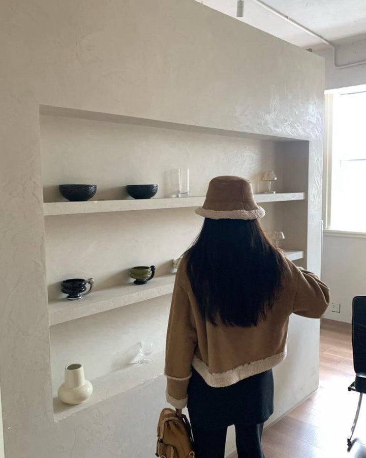 ボアアウタージャケット&帽子セット　CH861 - Chamule