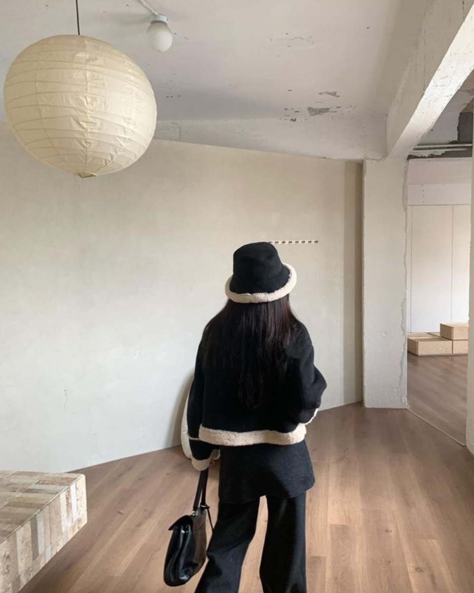 ボアアウタージャケット&帽子セット　CH861 - Chamule