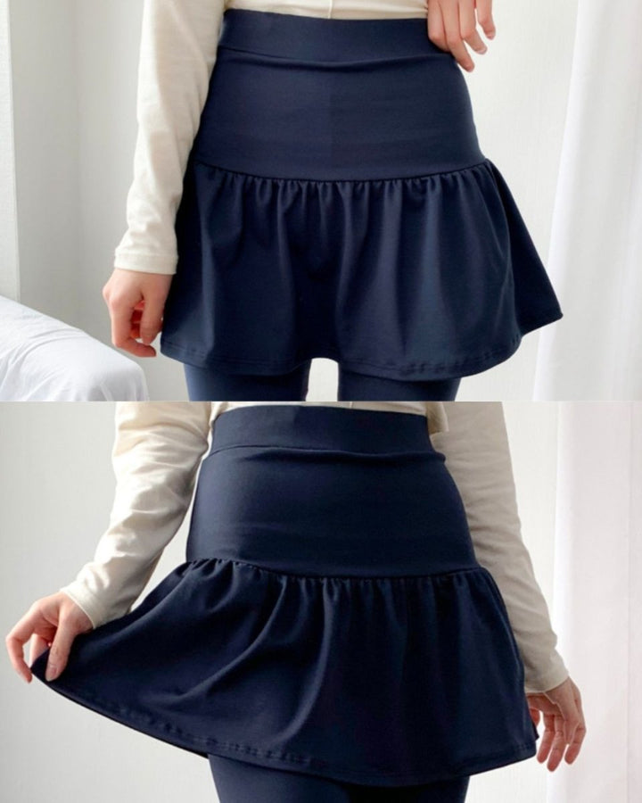 フリルスカート付ゴルフレギンス　CH868 - Chamule