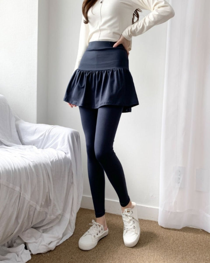 フリルスカート付ゴルフレギンス　CH868 - Chamule