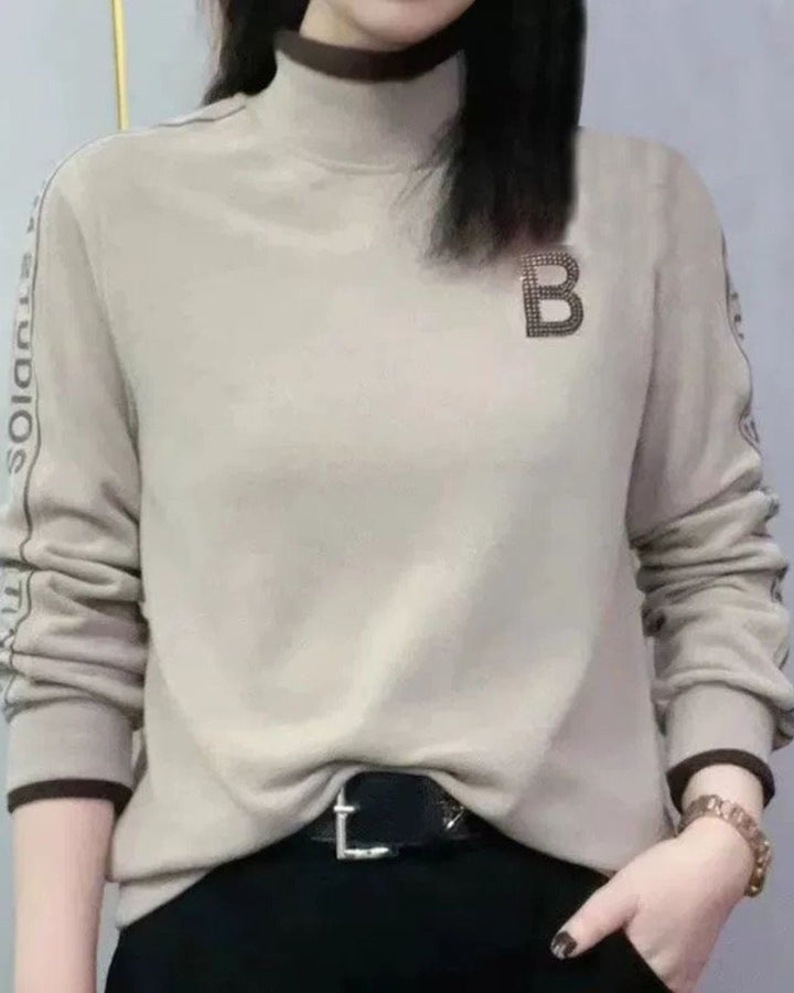 ゴルフ袖ロゴハイネック CH878 - Chamule