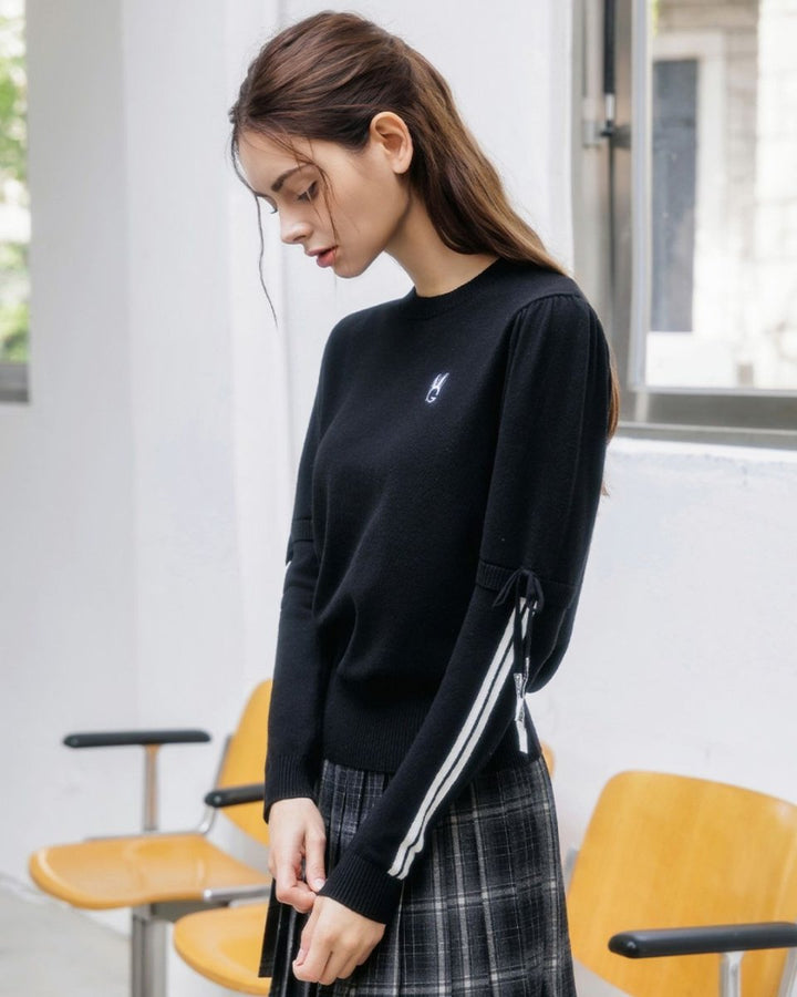 リボンスリーブゴルフニット CH882 - Chamule